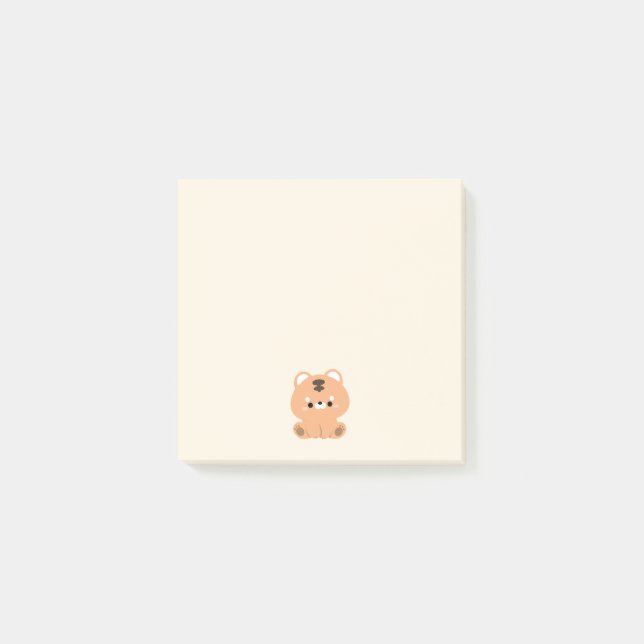 Cute Tiger Post-it Block (Framsida)
