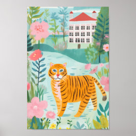 Cute Tiger Poster