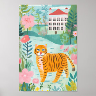 Cute Tiger Poster