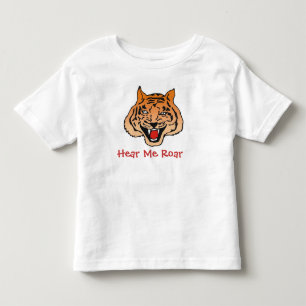 Cute Tiger T "Hear Me Roar" Småbarn Tröja