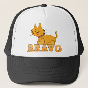 Cute tiger unge kattdjur (modig bravo tecknad) keps