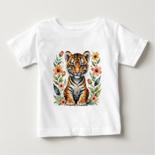 Cute tiger unge t shirt