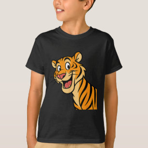 Cute Tiger Wildcat Funny Wildlife Animal Jungle T Shirt