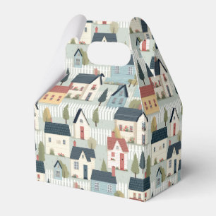 Cute tiled cottage core House-uppvärmning party Presentaskar