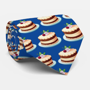 Cute tiled lagrar tårta bakverk slips