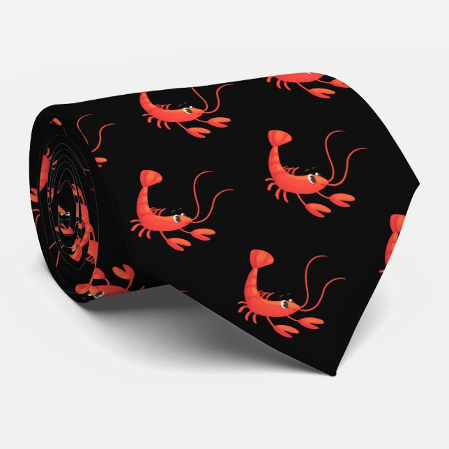 Cute tiled shrimp mönster slips (Rullad)