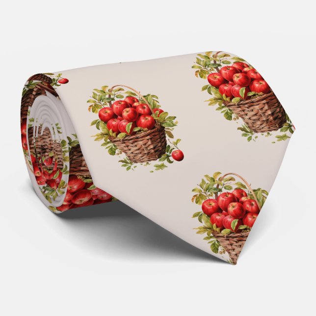 Cute tileed äpple mönster frukt slips (Rullad)