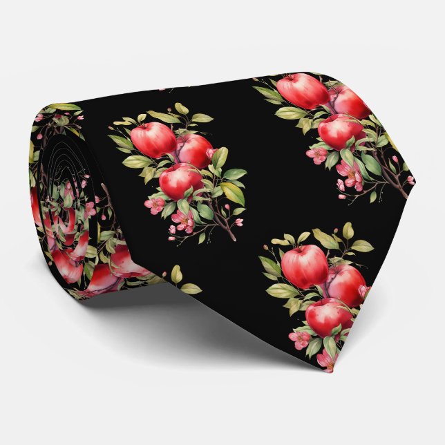 Cute tileed äpple mönster frukt slips (Rullad)
