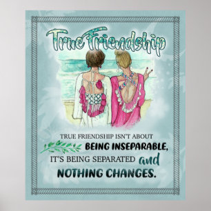 Cute till min bästa vän, Lycklig Valentine. Poster