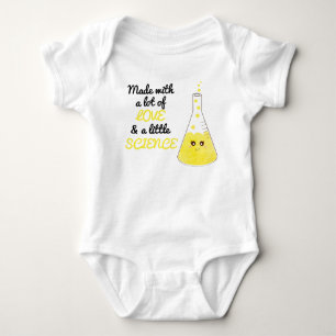 Cute tillverkad med Kärlek och Science Beaker Ansi T Shirt