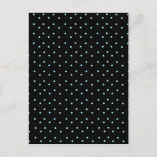 Cute Tiny Blue Stars Vykort