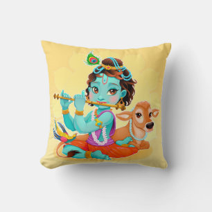 Cute Tiny Krishna & Cow Kudde