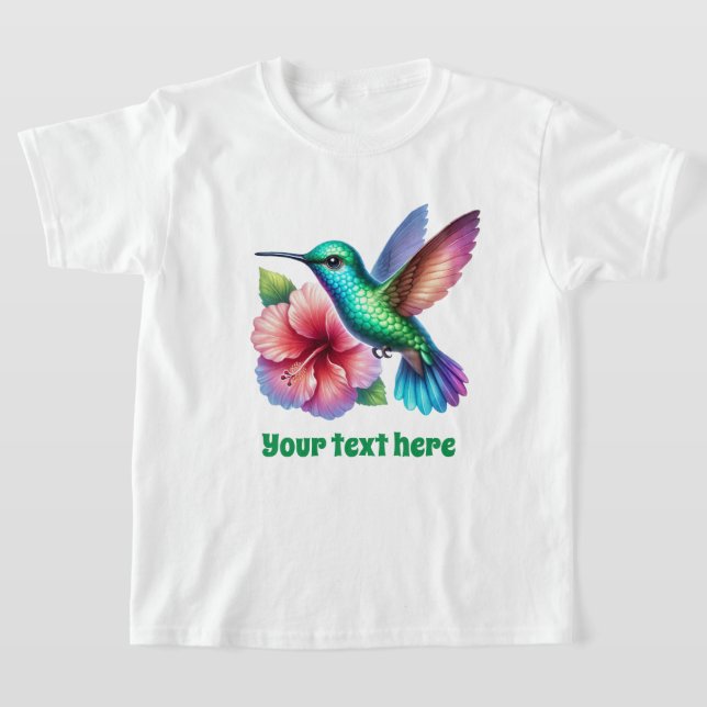 Cute-tjejer, fågelfågel älskare, anpassade t shirt (Laydown)