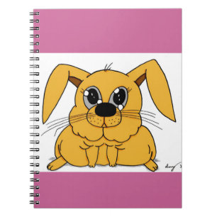 Cute Tjock Bunny bärbar dator Anteckningsbok Med Spiral