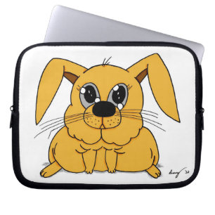 Cute Tjock Bunny Laptop sleeve