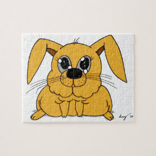 Cute Tjock Bunny Puzzle Pussel