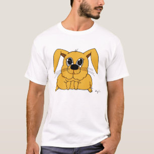Cute Tjock Bunny Vuxen Basic T-Shirt