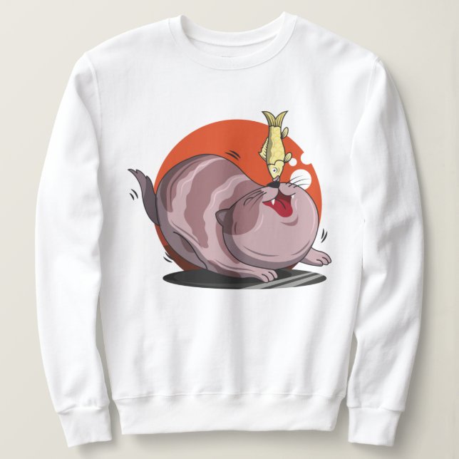 Cute Tjock Cat T Shirt (Design framsida)