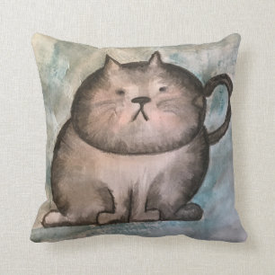 Cute tjock kattkudde kudde