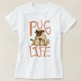 Cute Tjock Pug T Shirt