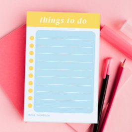 Cute to Do List School Post-it Block