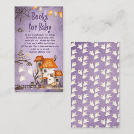 Cute to Spook Halloween Baby Shower Bokar för Baby Tilläggskort