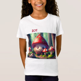Cute toadstools i lycka till-anpassningsbarna t shirt