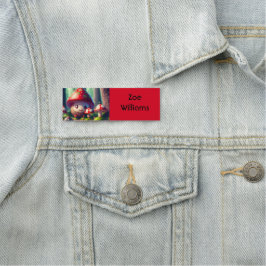 Cute toadstools i lycka till namnbricka