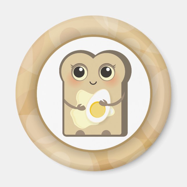 Cute Toasties - Butter and Egg Magnet (Framsidan)