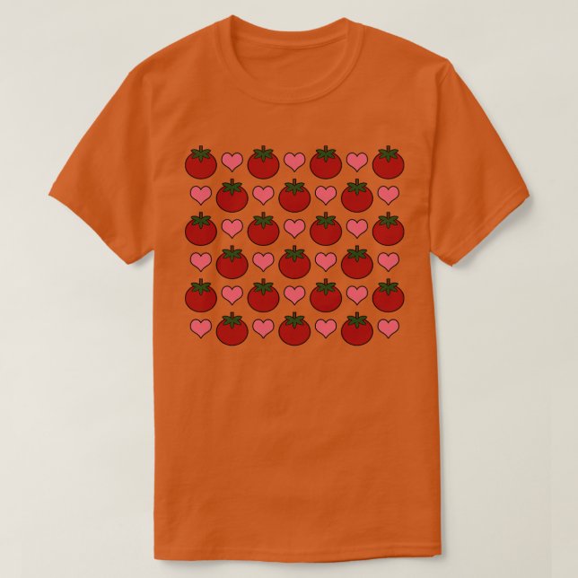 Cute Tomater och örter T Shirt (Design framsida)