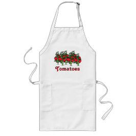Cute Tomates Apron Långt Förkläde