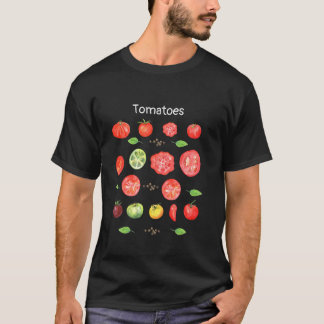 Cute Tomato Älskare T Shirt