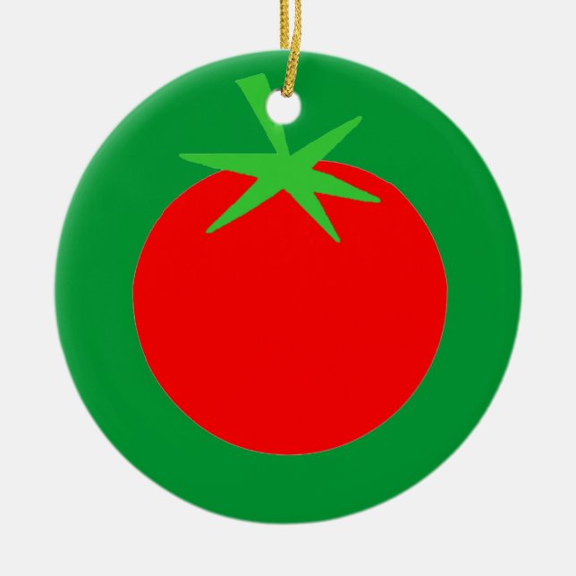 Cute Tomato Gardener Julgran Ornament (Framsidan)