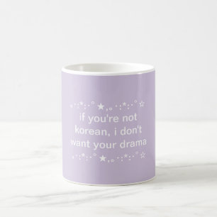 Cute Tonåring Aesthetic Kpop & Kdrama Kaffemugg