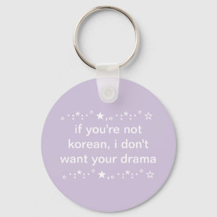 Cute Tonåring Aesthetic Kpop & Kdrama Nyckelring
