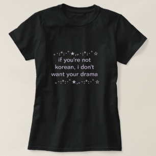 Cute Tonåring Aesthetic Kpop & Kdrama T Shirt
