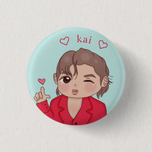 Cute Tonåring Kpop Knapp