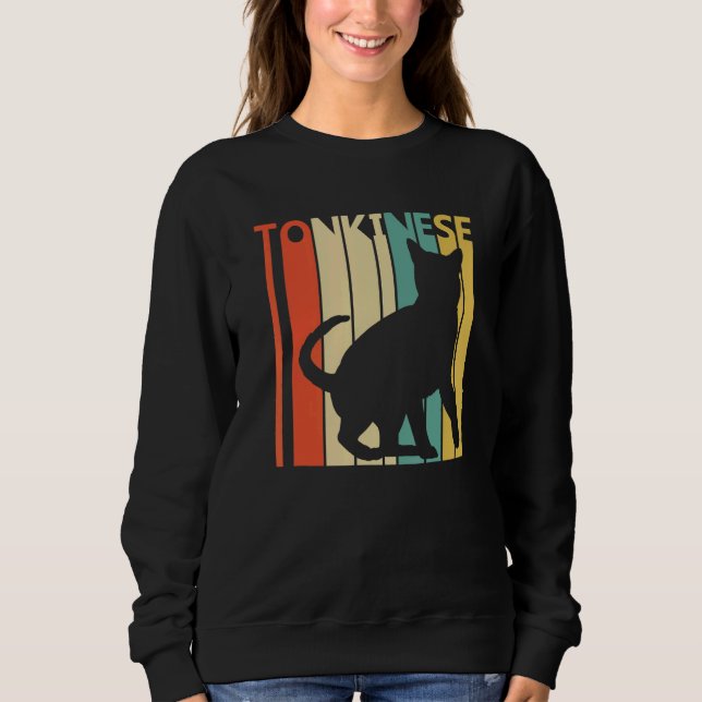 Cute Tonkinese Cat T Shirt (Framsida)