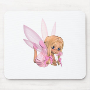 Cute Toon Ballerina Fairy in Rosa - Svamp Musmatta