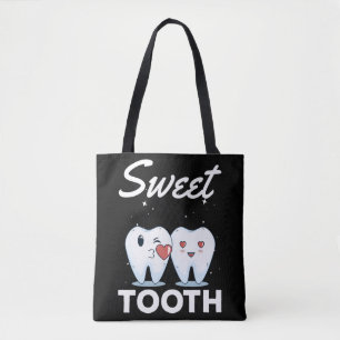 Cute Tooth Dentist Orthodontist Dental Assistant Tygkasse