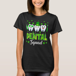 Cute Tooth Leprechaun Hat Dental Squad St Patrick' T Shirt