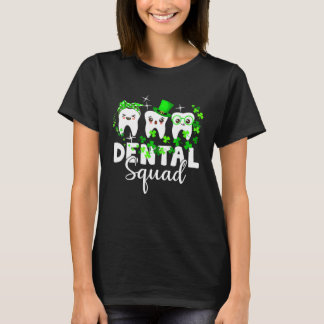 Cute Tooth Leprechaun Hat Dental Squad St Patrick  T Shirt