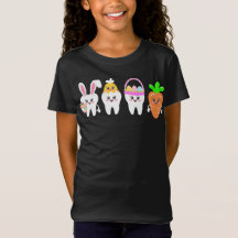 Cute Tooth Påsk Basket Carrot Bunny Chick dental