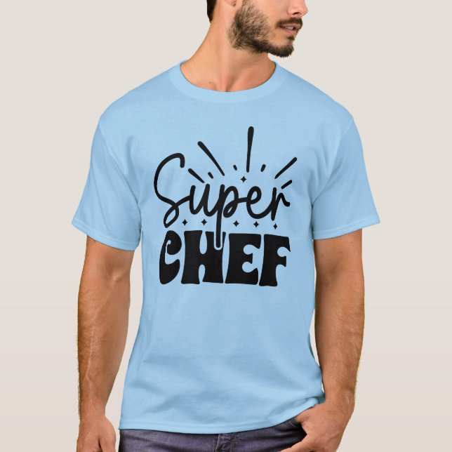 Cute toppen chef ord art t shirt (Framsida)