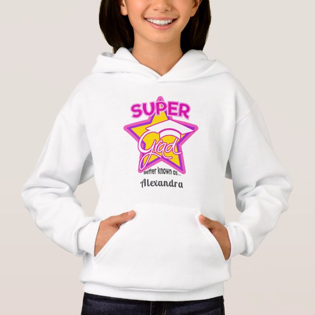 Cute Toppen Grad Rosa - Anpassa Namn och år T Shirt (Framsida)