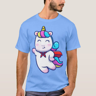 Cute Toppen Hero Unicorn Flies T Shirt