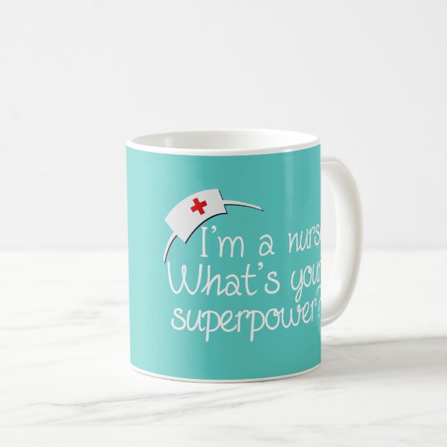 Cute Toppen Nurse Kaffemugg (Framsida höger)