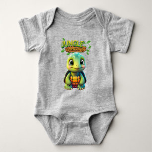 Cute Tortoise Baby Turtle Woodland Wildlife Roligt T Shirt