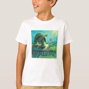 Cute Tortoise och Hare Art Tee