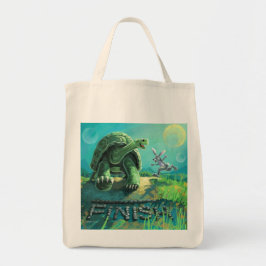 Cute Tortoise och Hare Art Tygkasse